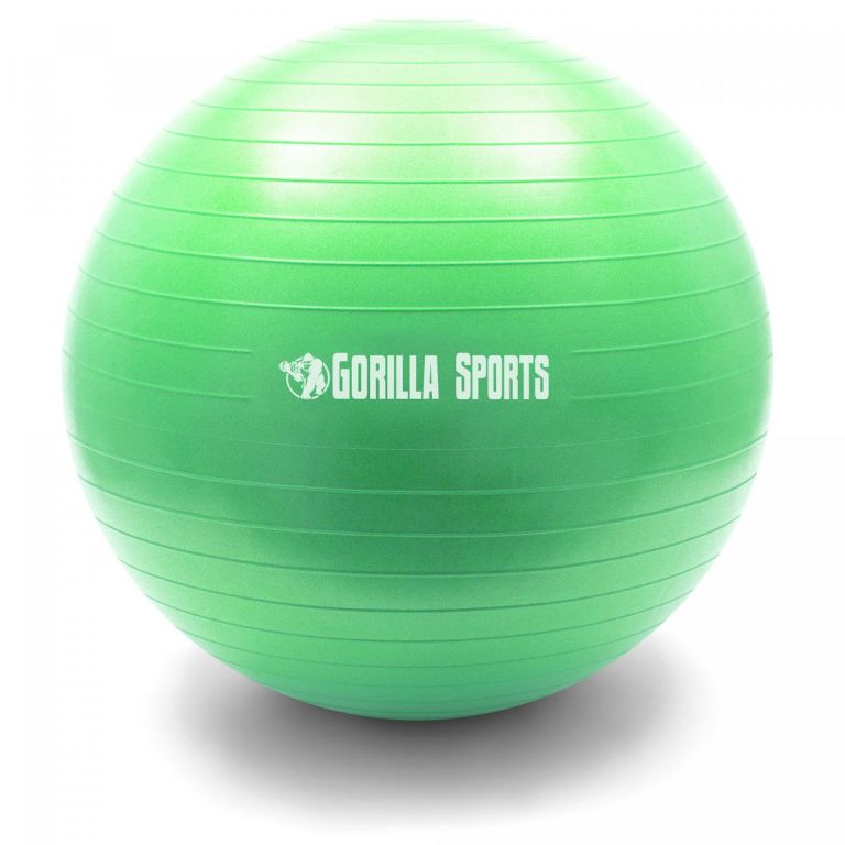 Gorilla Sports Gymnastická lopta, 75 cm, zelená