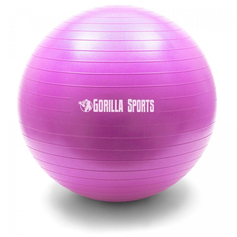 Gorilla Sports Gymnastický míč, 65 cm, fialový