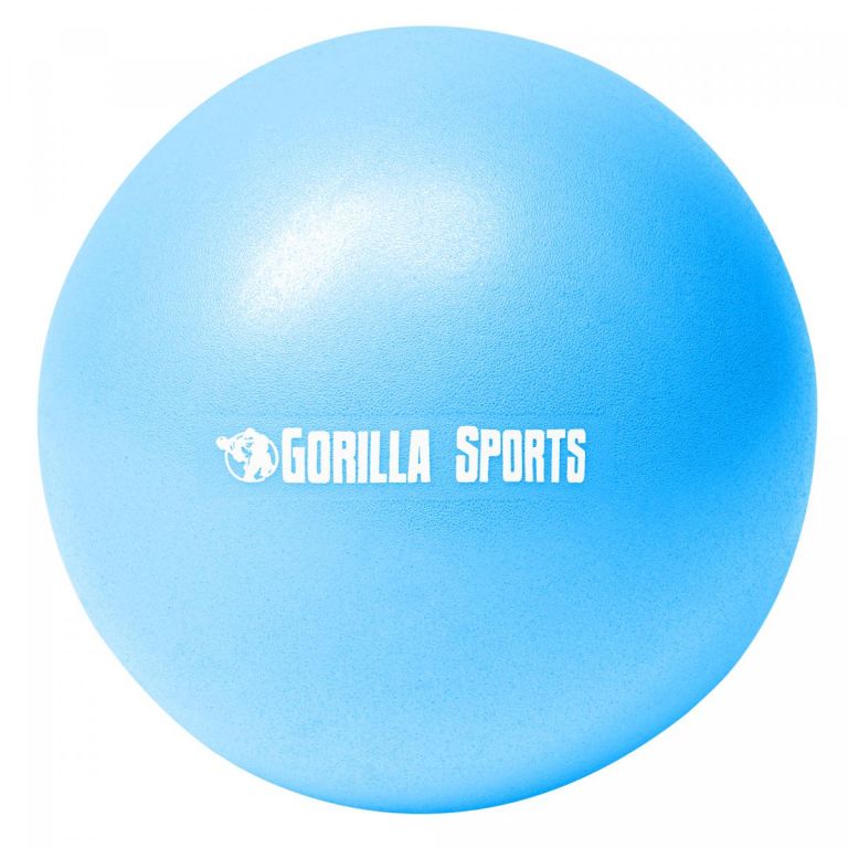 Gorilla Sports Mini lopta na pilates, 23 cm, modrá
