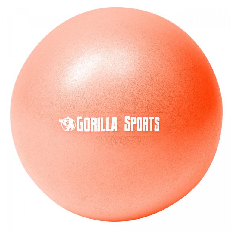 Gorilla Sports mini míč na pilates, 18 cm, oranžový