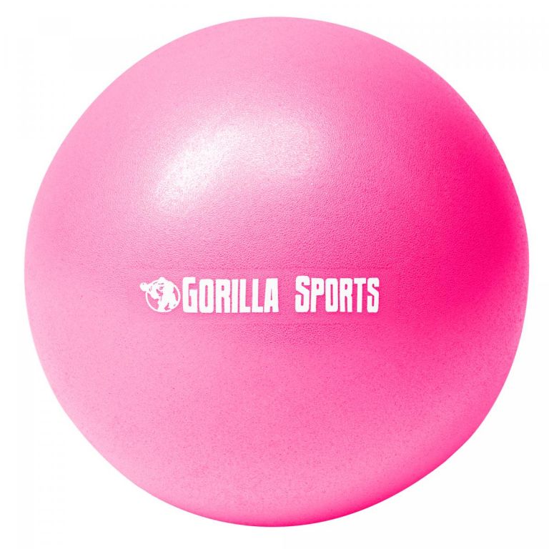 Gorilla Sports Mini lopta na pilates, 23 cm, ružová