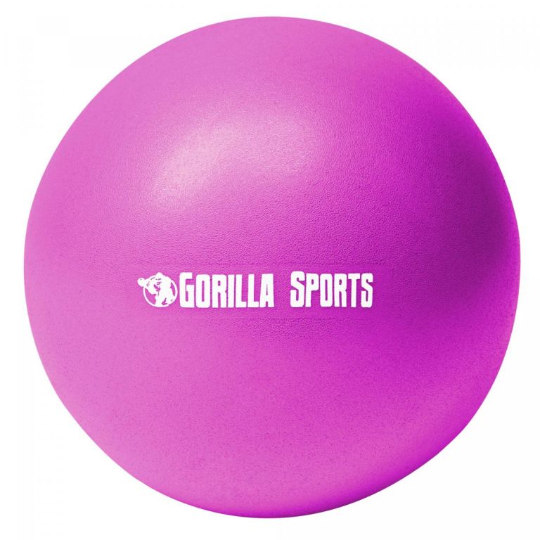 Gorilla Sports Mini lopta na pilates, 23 cm, fialová
