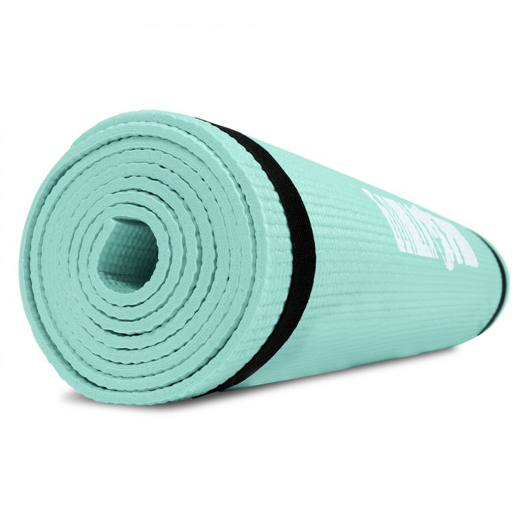 Gorilla Sports Podložka na jogu z PVC, ľadovo modrá
