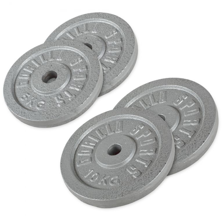 Gorilla Sports Sada litinových kotoučů 30 kg