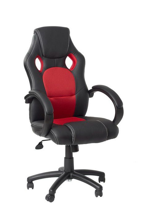Kancelářská židle Washington - černá, červená