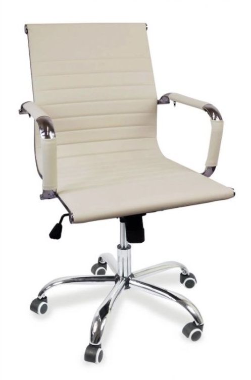 WolgaWave 74358 Kancelářská židle Idaho - krémová