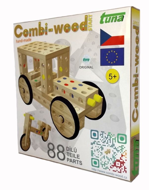 Tuna Dřevěná stavebnice COMBI-WOOD