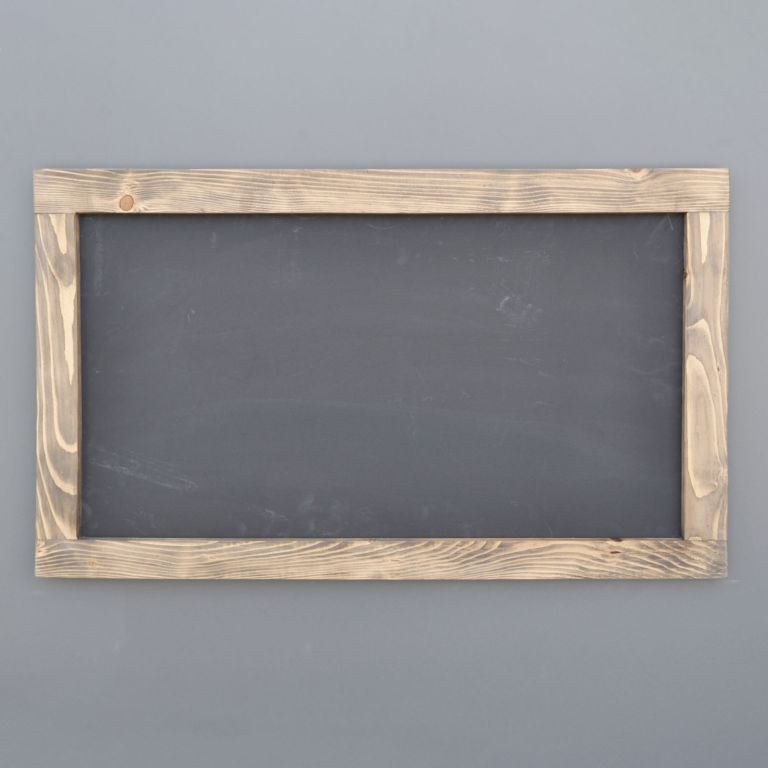 Levně Tabule HANDMADE, smrk, 100 x 60 x 4 cm, černá