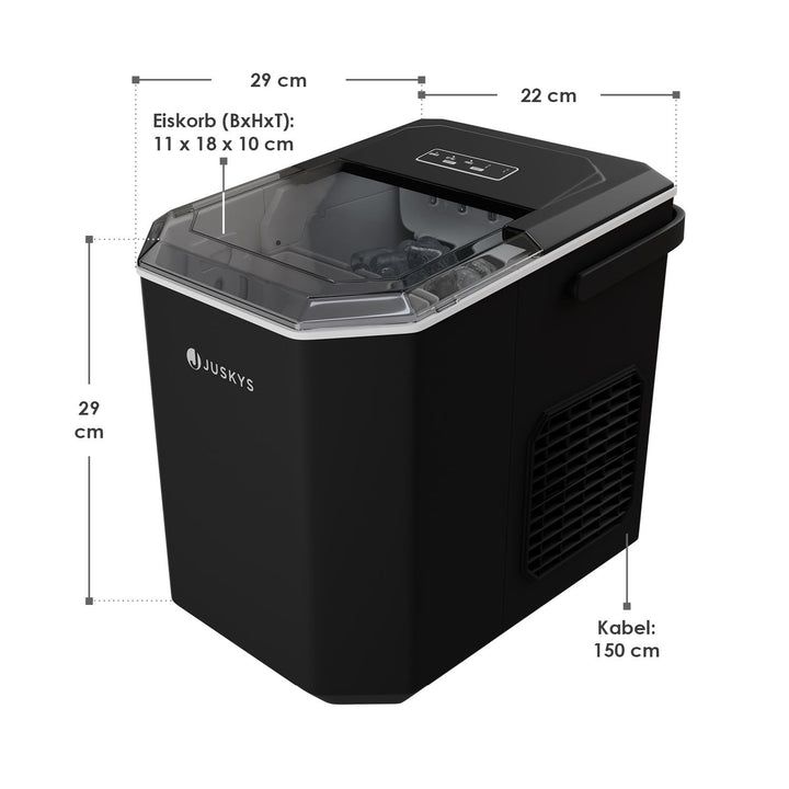 Výrobník ľadu IceOracle, čierny