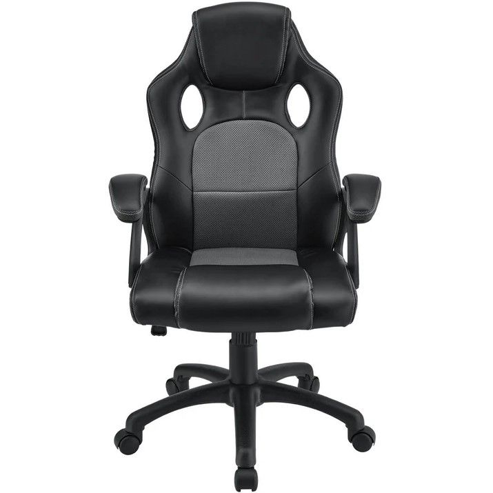 Ergonomická kancelárska stolička, čierna, polohovateľná opie