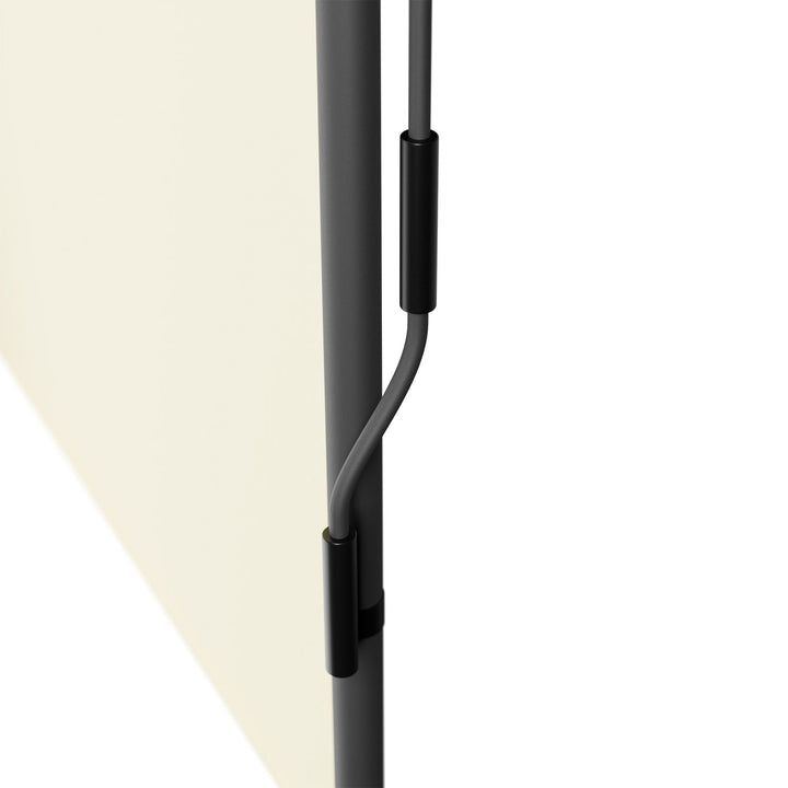 Zvislá markíza na balkón 150x228-316 cm, UV ochrana, béžová