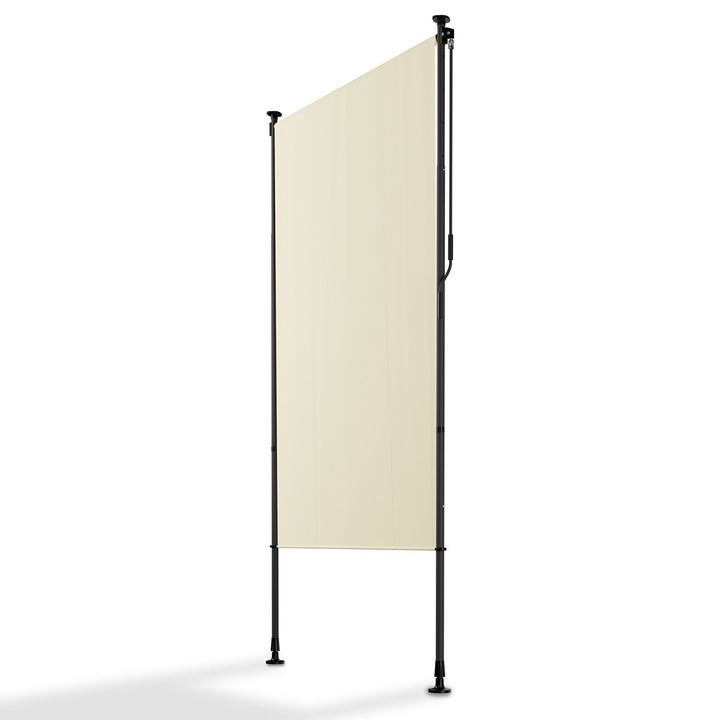 Svislá markýza na balkon 120x228-316 cm, UV ochrana, béžová