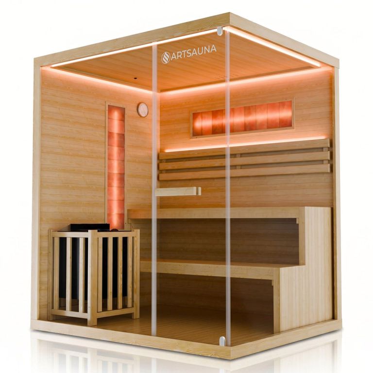 Domácí sauna pro 4 osoby 175 x 140 x 200 cm
