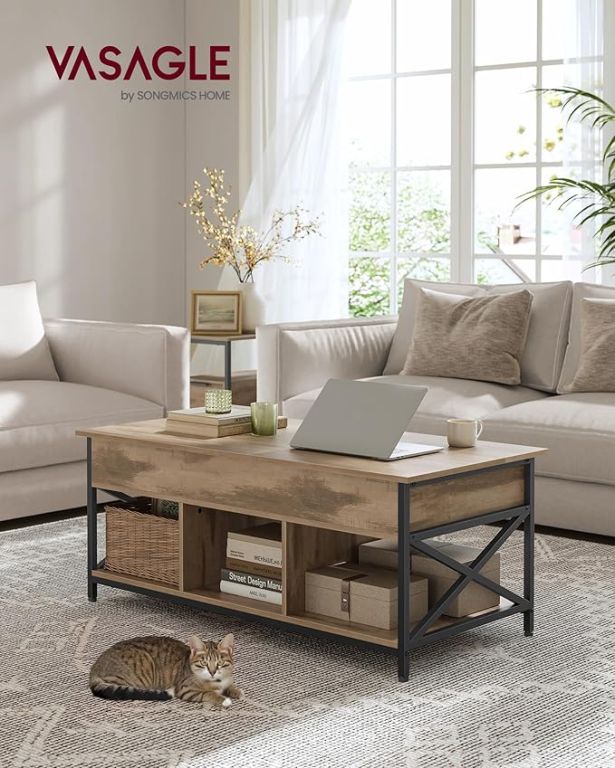 Konferenčný stolík s výškovo nastaviteľnou doskou