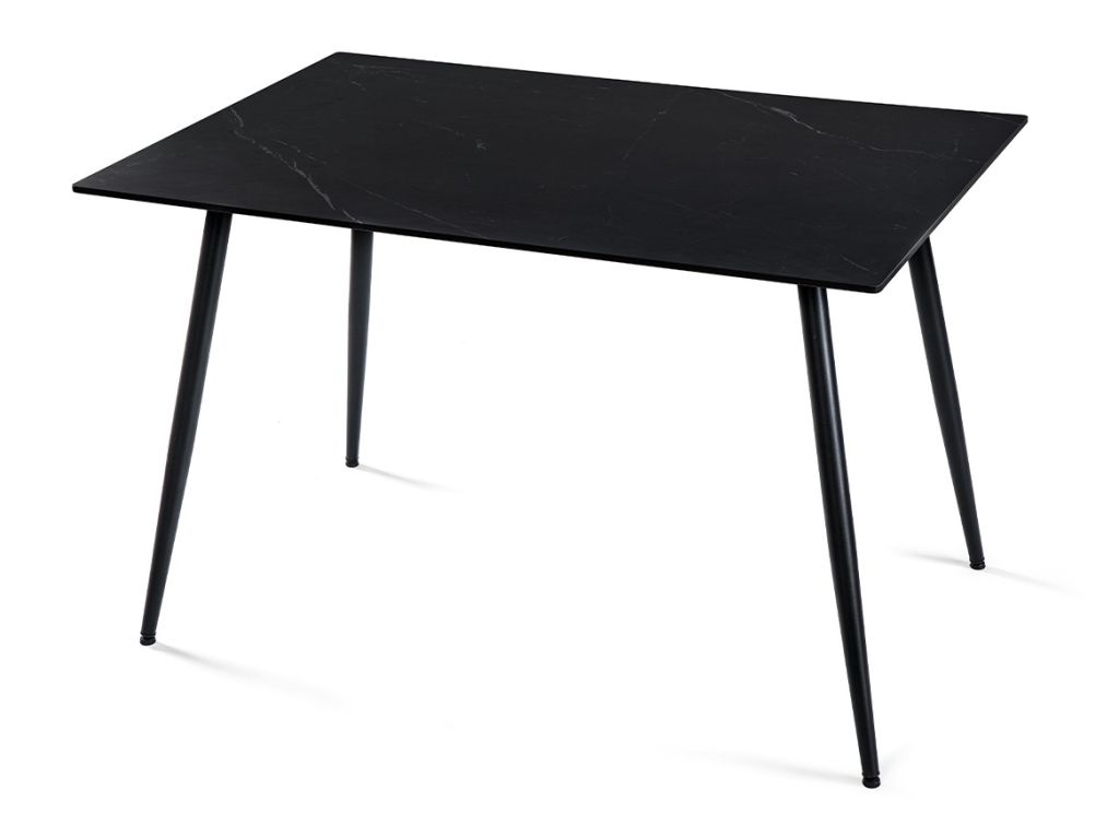 Jídelní stůl CERAMON, 120 cm, černá