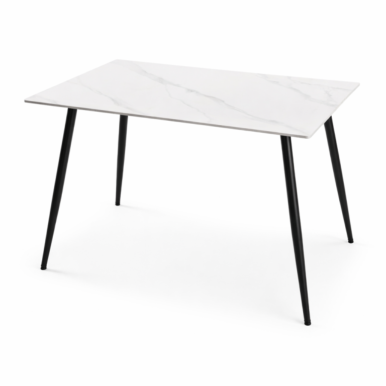 Jídelní stůl CERAMON,  140 cm, bílá