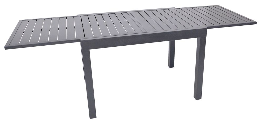 Zahradní stůl, hliníkový, rozkládací, antracit