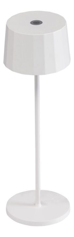 Venkovní lampička KETTLER RIBBED, bílá