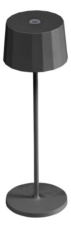 Venkovní lampička KETTLER RIBBED, černá