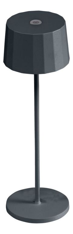 Venkovní lampička KETTLER RIBBED, šedá