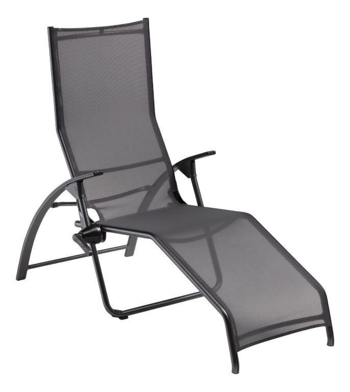 Sklápěcí lehátko Tampa, antracit