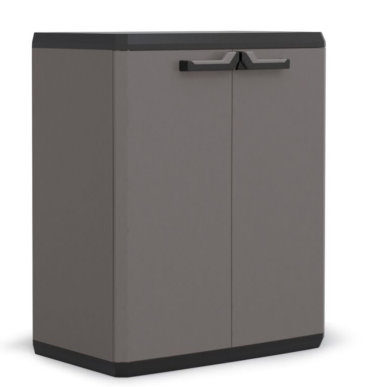 PIU BASE skříňka, černo/šedá