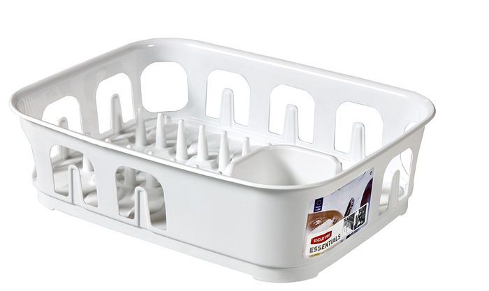Odkapávač nádobí, obdélník, 39 x 29 x 11 cm, bílý