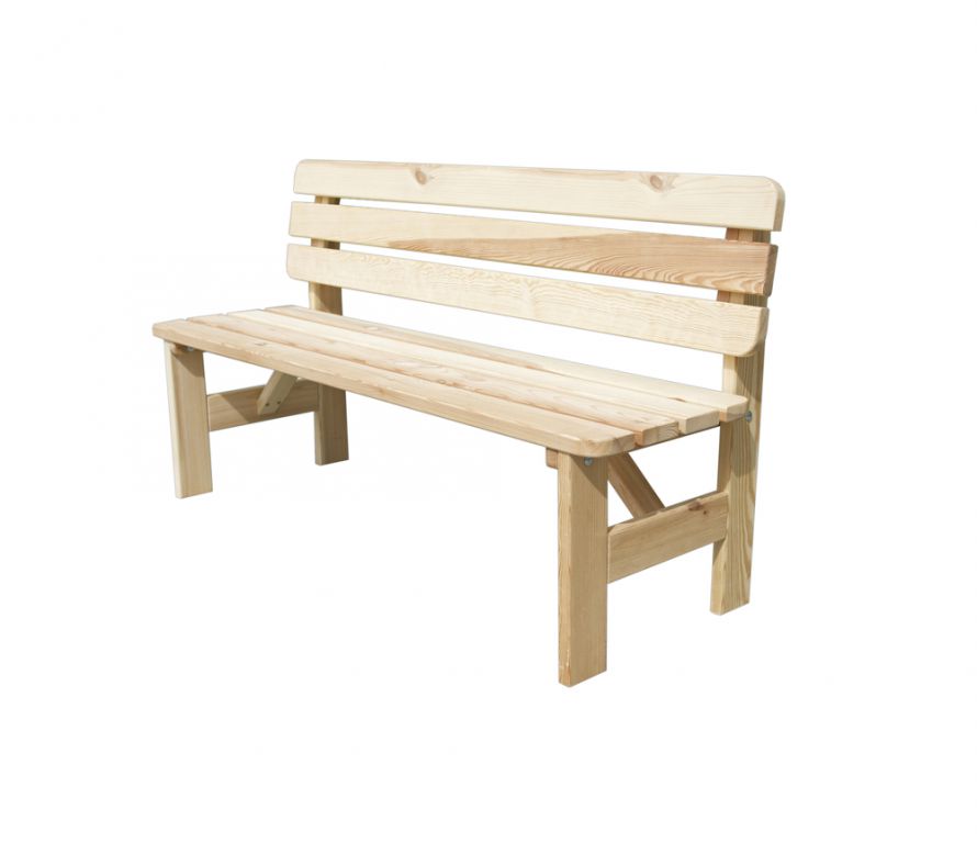 Zahradná lavica VIKING - 180CM, drevená