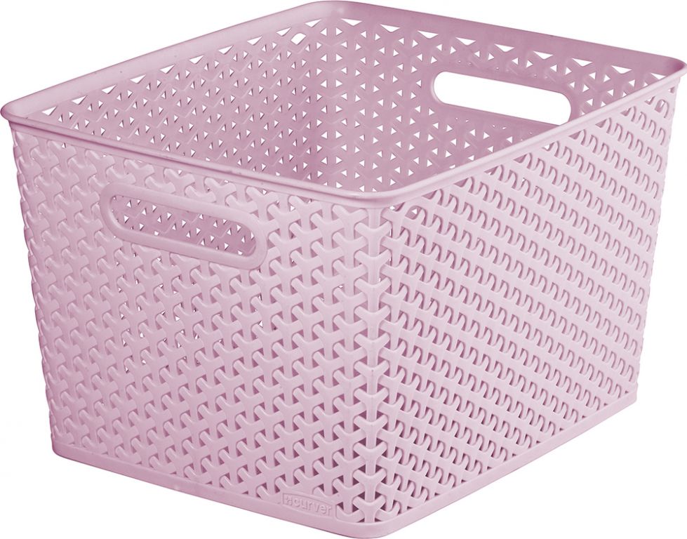 CURVER plastový košík - L - ružový
