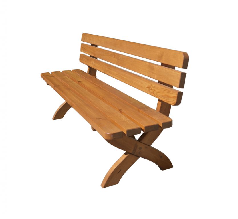 Zahradní dřevěná lavice STRONG  160cm