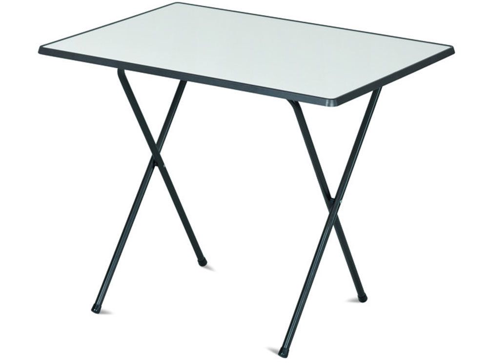 Stôl 60 x 80 camping SEVELIT antracit / biela