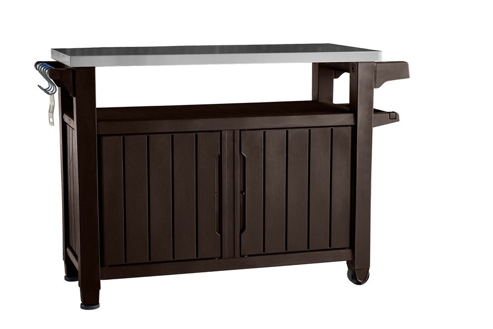 Víceúčelový stůl UNITY XL, 90 x 134 x 52 cm, hnědý