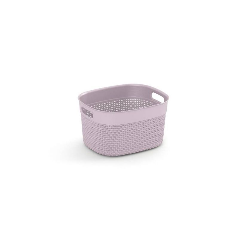 Plastový košík FILO S - růžový