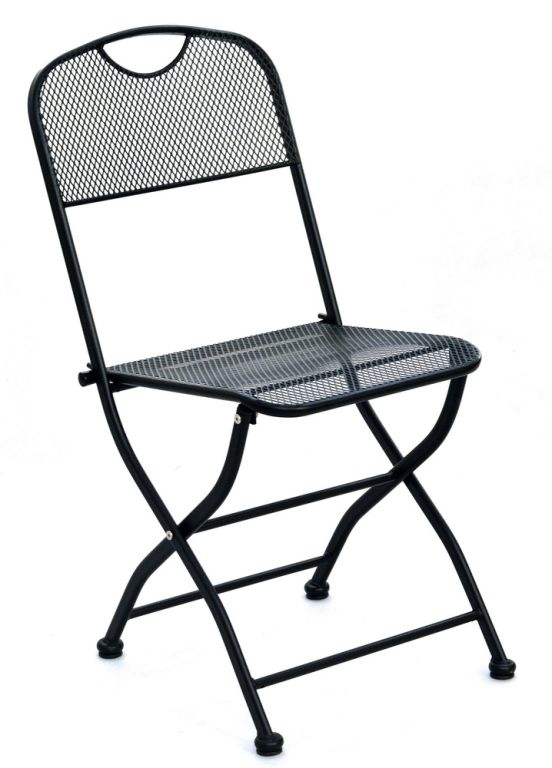 Záhradná kovová skladacia stolička ZWMC-45