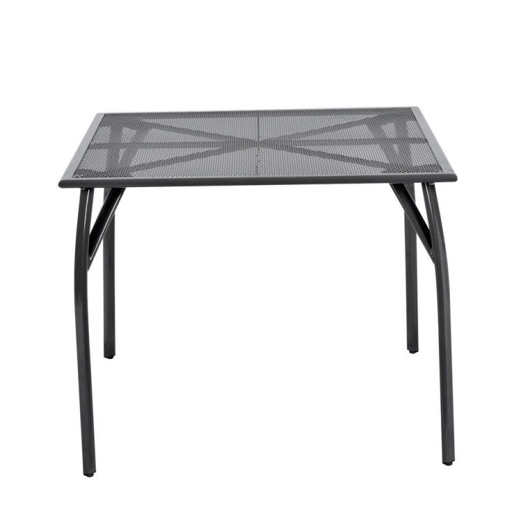 Záhradný kovový stôl - 72 x 90 x 90 cm