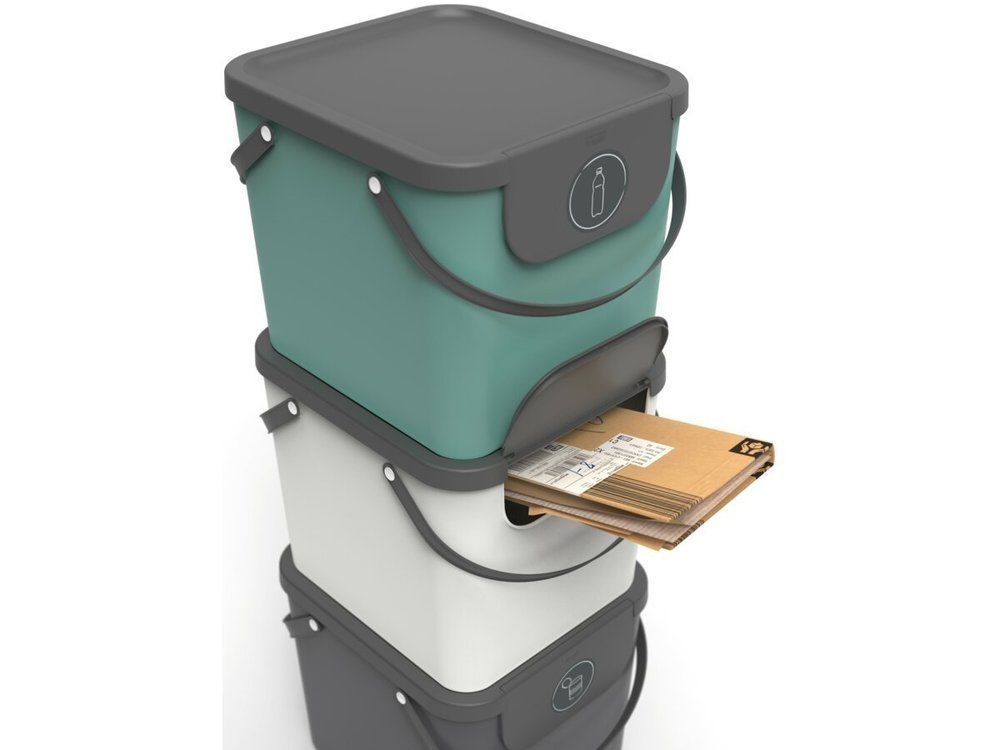 ALBULA box 50L systém na triedenie odpadu - cappuccino