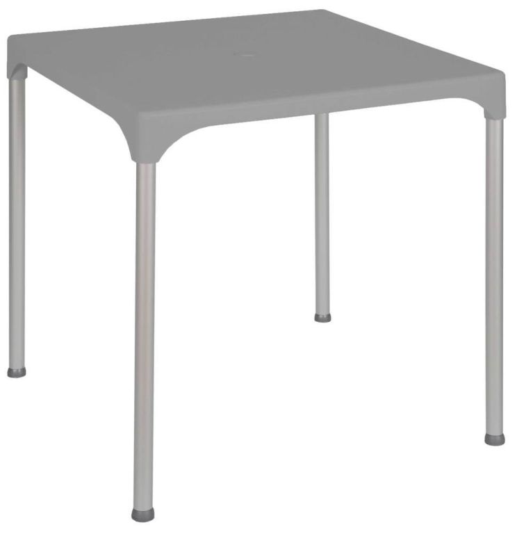 Zahradní stůl PRIME - šedá, 70 x 70 cm