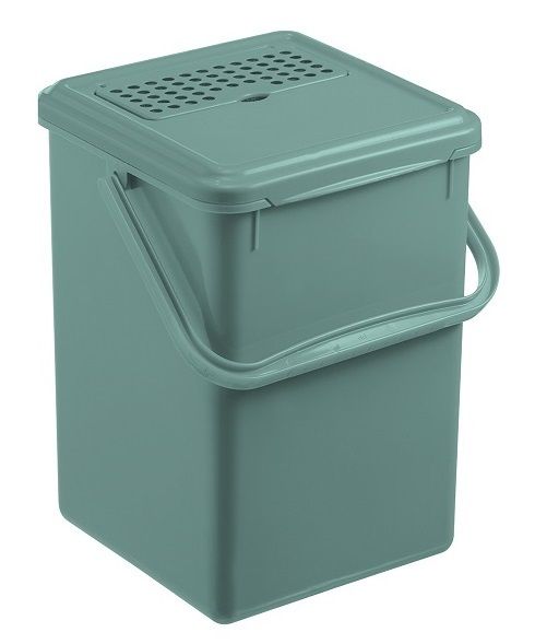 Kompostovací kbelík 8 L, s uhlíkovým filtrem, zelený