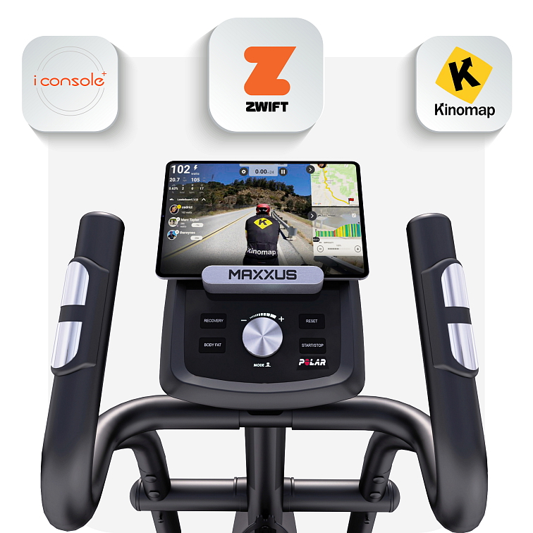 Digitální propojení a aplikace Kinomap, Zwift, iConsole