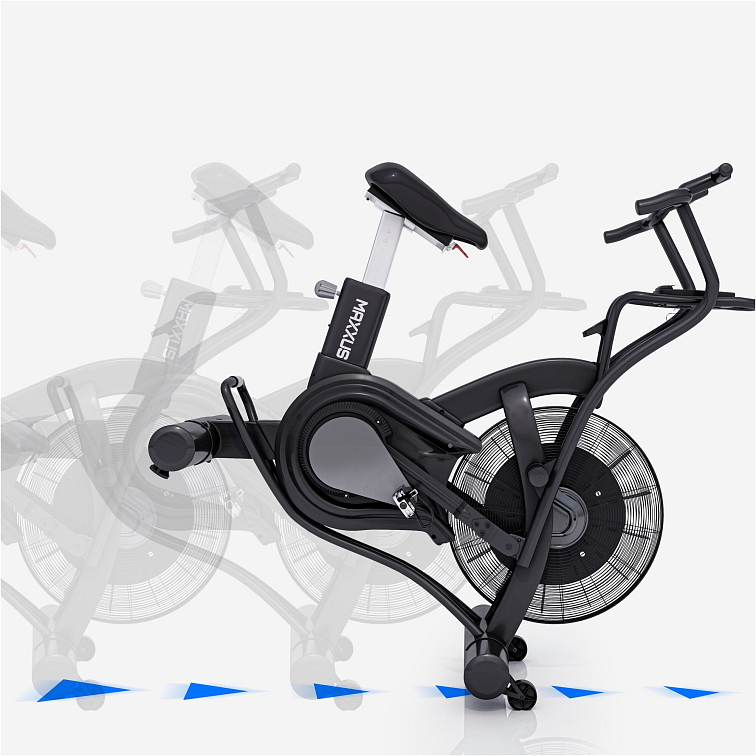 AirBike 90 PRO - transportní kolečka a zadní rukojeť