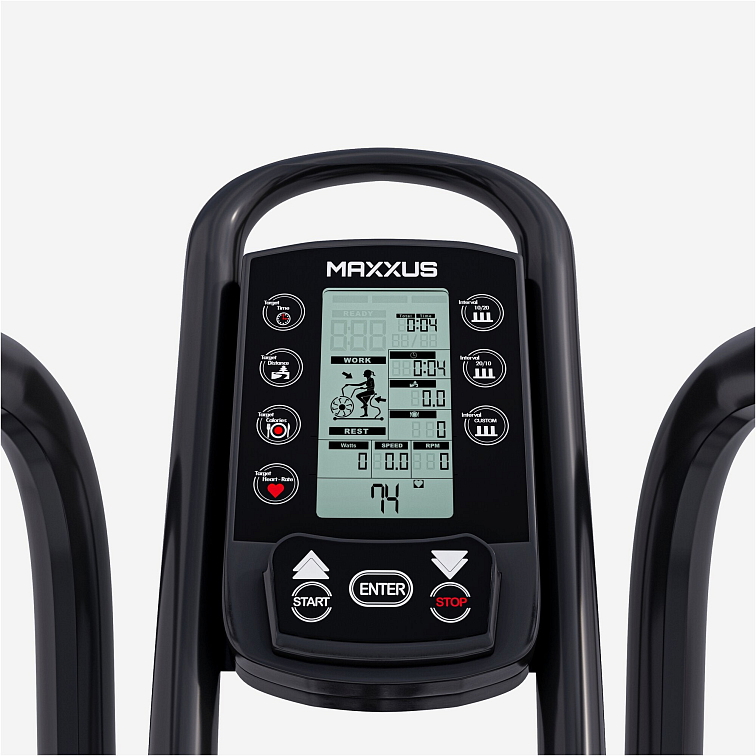 AirBike 90 PRO - displej a programy